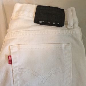 Levi’s White Jeans